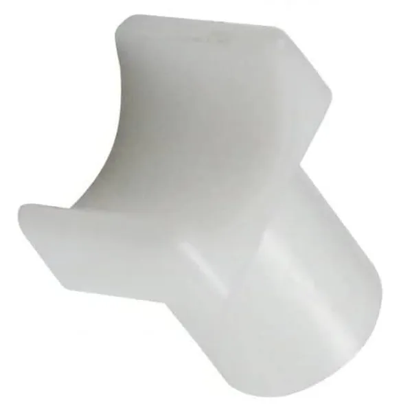 White_Nylon_Seat_Rail_Glide_for_Fixed_Arm_Wheelchair_|_1/2"_and_3/4"_(2_Large_2_Small)