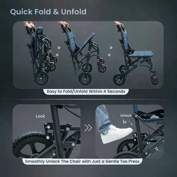 Ultra_Lightweight_Foldable_Transit_Wheelchair_With_Mild_Steel_Frame_Flip_Up_Armrest_Leg_Rest_Attendant_Brakes_Safety_Belt_Back_Pocket_Carry_Bag_For_Travel_Daily_Use