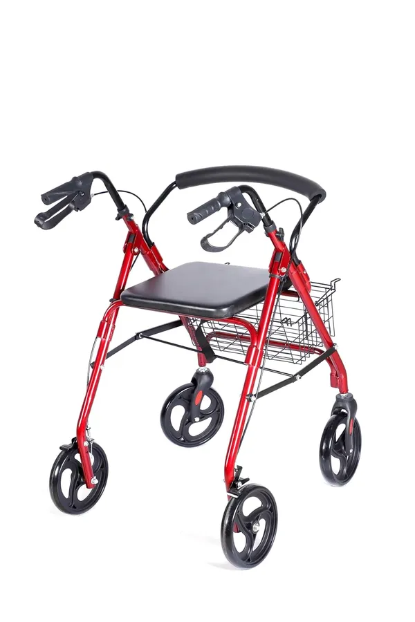 Lightweight_Foldable_Height_Adjustable_Aluminum_Steel_Dual_Use_Rollator_Walker_With_Seat_Removable_Basket_Weight_Capacity_110_Kg_Walker_For_Elderly_Seniors_Handicap_Old_People_Patients_-_Red