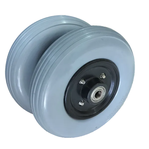 8_Inch_(200×50)_Front_Caster_Wheel_for_Electric_Wheelchair_With_Bearing_-_Grey_(Pack_of_2)