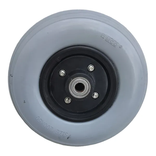 8_Inch_(200×50)_Front_Caster_Wheel_for_Electric_Wheelchair_With_Bearing_-_Grey_(Pack_of_1)