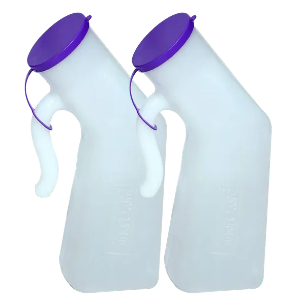 eOnekart_Unisex_Urine_Pot_2_In_1_For_Male_Female_Portable_Comfortable_Hygienic_1000_Ml_Urine_Collector_For_Bed_Patients_(Pack_Of_2)
