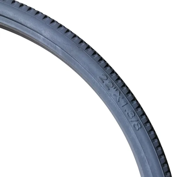 22_Inch_(22×1_3/8)_Replacement_Wheelchair_Puncture_Proof_Solid_PU_Rear_Wheel_Tires_Grey_(Pack_Of_2)