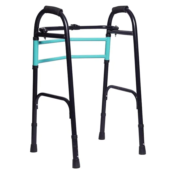 eOnekart_Lightweight_Height_Adjustable_Folding_Walker_With_Reciprocal_Action_Foldable_Portable_Mobility_Support_For_Seniors_Adults_Patients_Anti_Skid_Legs_Easy_Walking_Aid