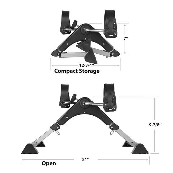 eOnekart_Mini_Cycle_Pedal_Exerciser_With_Fixing_Strap_Foldable_Portable_Adjustable_Resistance_Digital_Display_Leg_Arm_Workout_Machine_For_Seniors_Home_Physiotherapy_Light_Exercise