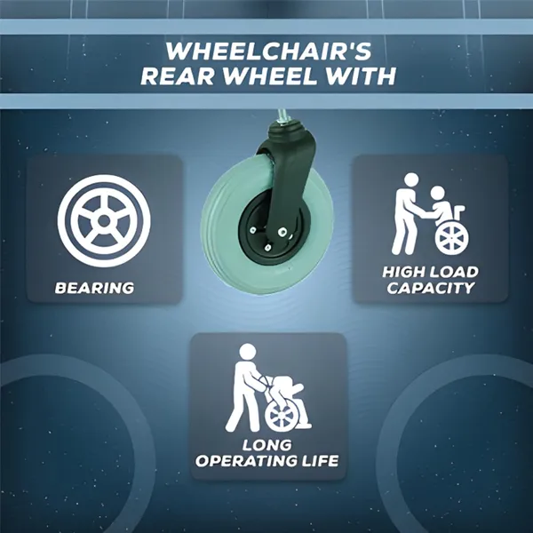 Smartcare_20_Cm_Diameter_Electric_Wheelchair_Front_Wheel_Grey_Enhance_Your_Mobility