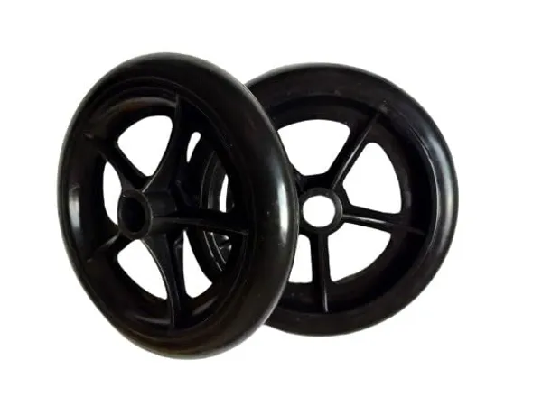 8_Inch_Front_Caster_Solid_Pu_Wheel_Replacement_For_Wheelchair_Without_Bearing_Pack_Of_2