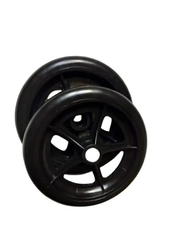 8_Inch_Front_Caster_Solid_Pu_Wheel_Replacement_For_Wheelchair_Without_Bearing_Pack_Of_2