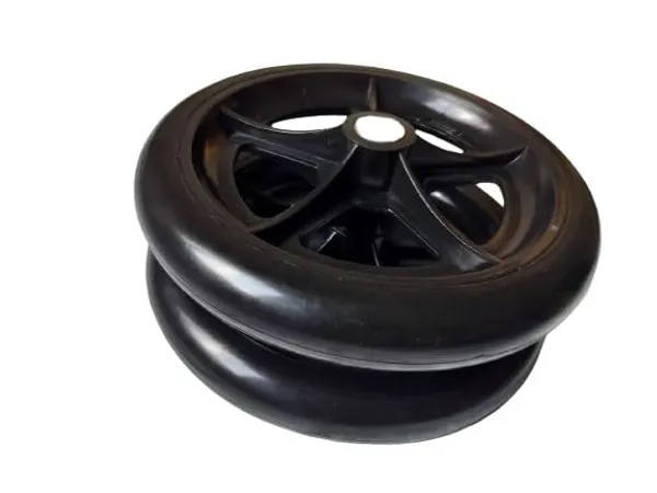 8_Inch_Front_Caster_Solid_Pu_Wheel_Replacement_For_Wheelchair_Without_Bearing_Pack_Of_2