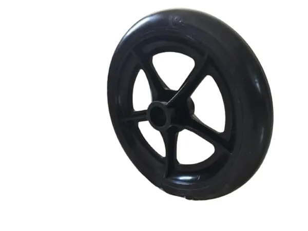 8_Inch_Front_Caster_Solid_Pu_Wheel_Replacement_For_Wheelchair_Without_Bearing_Pack_Of_1