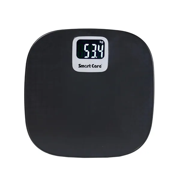 Smartcare_Electronic_Bathroom_Weighing_Scale_Sc0182_High_Precision_Digital_Body_Weight_Scale_With_Auto_Step_On_180Kg_Capacity_White_Led_Display_Lightweight_Durable_Design_Black
