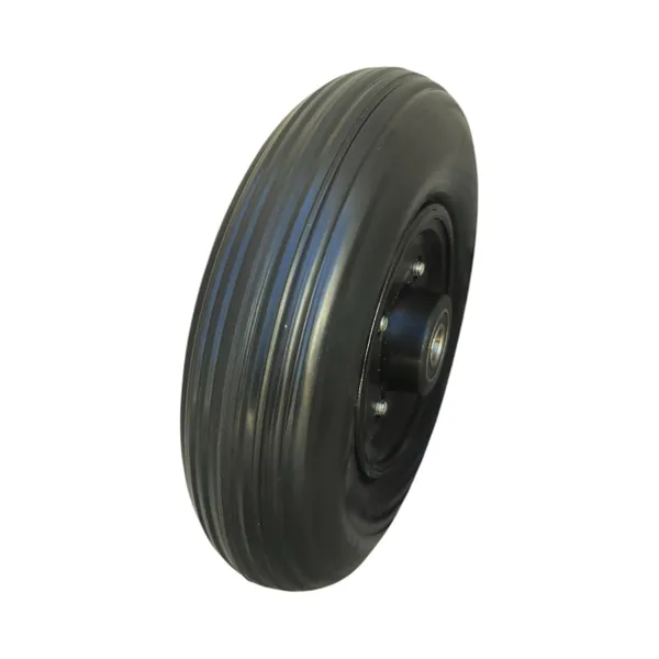 8_Inch_(200×50)_Front_Caster_Wheel_for_Electric_Wheelchair_With_Bearing_-_Black_(Pack_of_2)