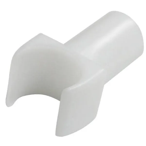 White_Nylon_Seat_Rail_Glide_for_Fixed_Arm_Wheelchair_|_3/4"_(2_Large)