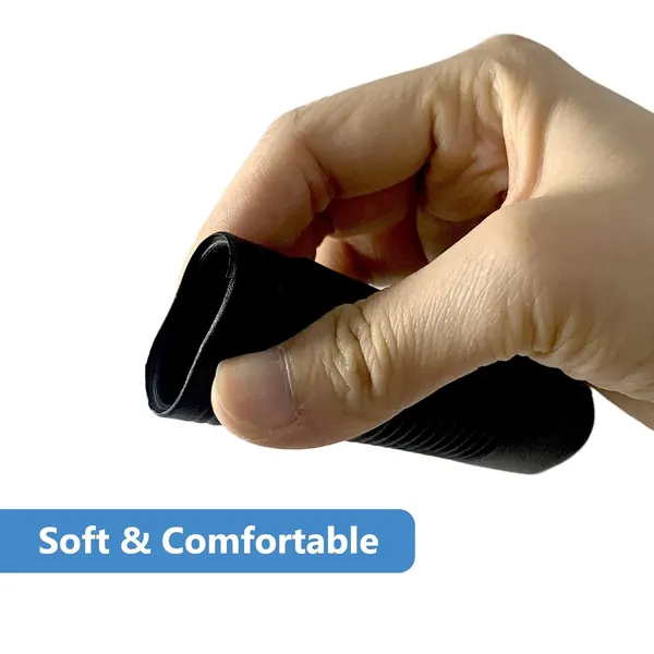 Wheelchair_Handle_Grip_Replacement_for_Dia_7/8_Inch_Universal_Size_|_Non-slip_PVC_Comfortable_Grip_Design_|_Medical_Disability_Walking_Mobility_Equipment_Parts_&_Accessories_-_Black_(Pack_Of_2)