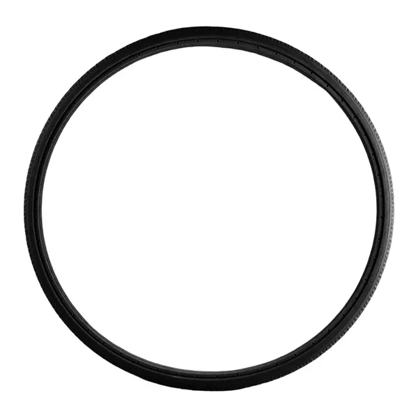 20_Inch_(20×1_3/8)_Replacement_Wheelchair_Puncture_Proof_Solid_PU_Rear_Wheel_Tires_Black_(Pack_Of_1)