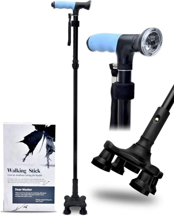 Four_Leg_Folding_Walking_Stick_With_Vacuum_Base_Led_Torch_Lightweight_Adjustable_Aluminium_Cane_Non_Slip_Black_Walking_Aid_For_Seniors_Men_Women_Stable_Quad_Base_Support_Cane_1000
