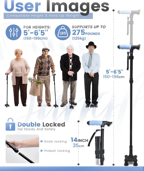 Four_Leg_Folding_Walking_Stick_With_Vacuum_Base_Led_Torch_Lightweight_Adjustable_Aluminium_Cane_Non_Slip_Black_Walking_Aid_For_Seniors_Men_Women_Stable_Quad_Base_Support_Cane_1000