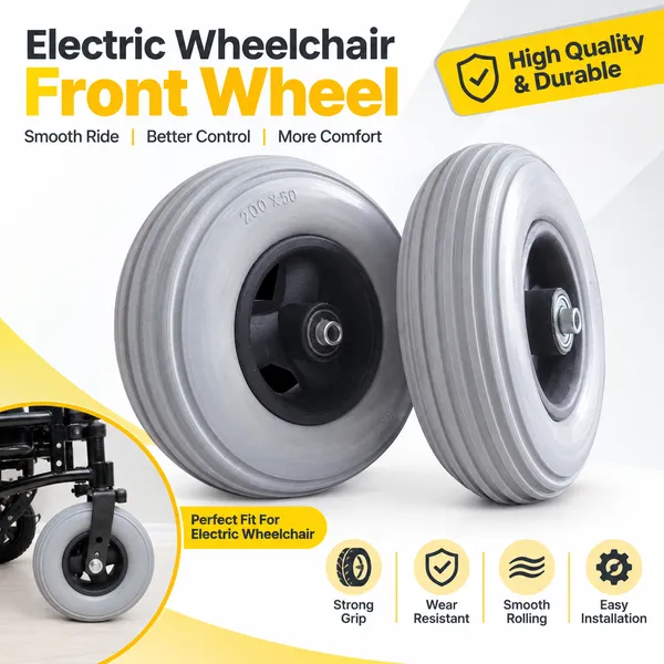 Premium_Imported_8_Inch_(200×50)_Front_Caster_Wheel_for_Electric_Wheelchair_With_Bearing_-_Grey_(Pack_of_2)
