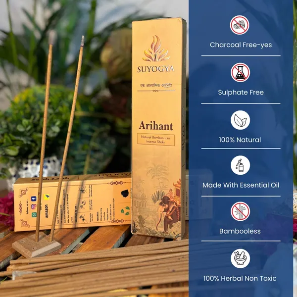 Suyogya_Arihant_Premium_9-Inch_Bambooless_Incense_Sticks_60_min_Long-Lasting_Fragrance_Saffron,_Lemon,_Jasmine,_Mogra,_Oud,_Patchouli_(150_Units,_Set_of_3)