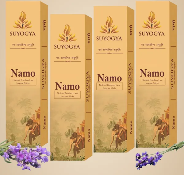 Suyogya_Namo_Premium_9-Inch_Bambooless_Incense_Sticks_60_min_Long-Lasting_Fragrance_Holy_Basil_(Tulsi),_Clove,_Rose,_Marigold_(Tagetes),_Sandalwood,_Frankincense_(200_Units,_Set_of_4)