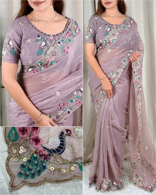 Faguniya_Nc_Simmer_Silk_Sequins_Multi_Thread_Embroidered_Work_Saree_Levender