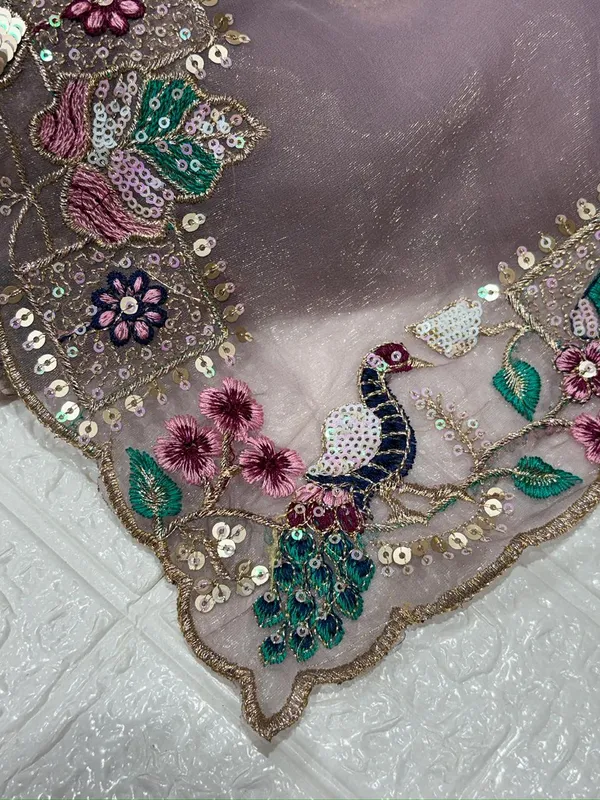 Faguniya_Nc_Simmer_Silk_Sequins_Multi_Thread_Embroidered_Work_Saree_Dusty_Grey