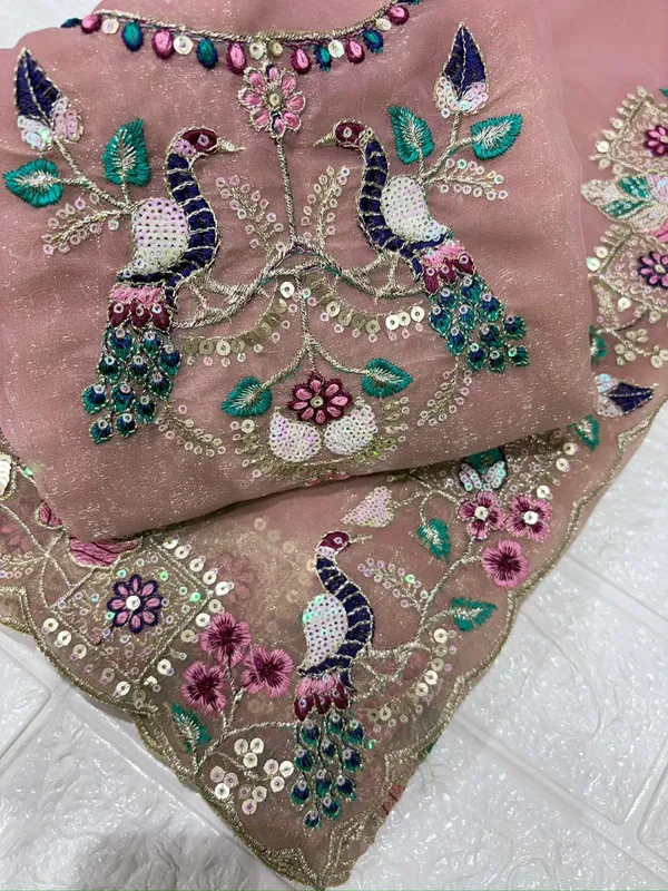 Faguniya_Nc_Simmer_Silk_Sequins_Multi_Thread_Embroidered_Work_Saree_Dusty_Grey
