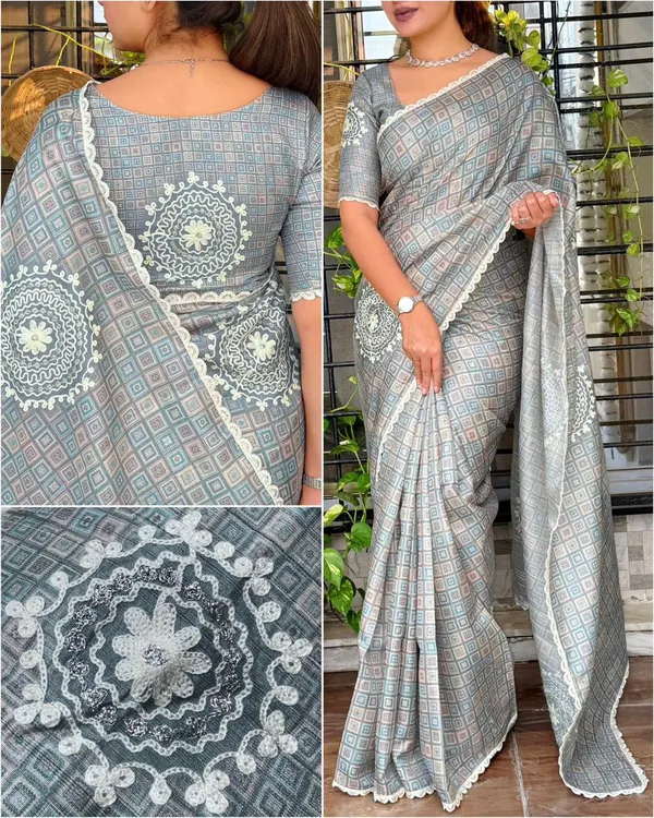 New_Nargis_Tusser_Linen_Cotton_With_All_Over_Digital_Print_Hand_Katha_Work_Light_Grey