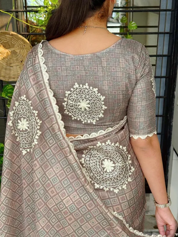 New_Nargis_Tusser_Linen_Cotton_With_All_Over_Digital_Print_Hand_Katha_Work_Light_Brown