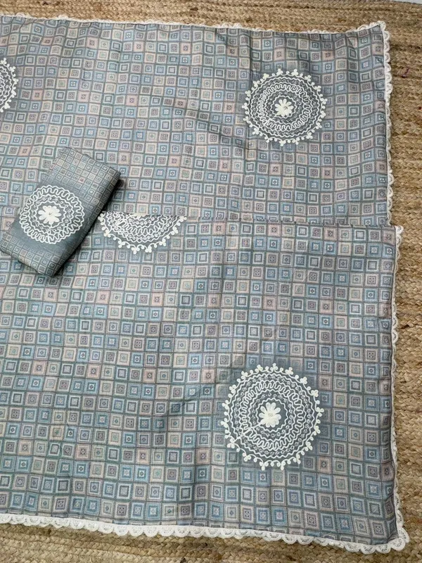 New_Nargis_Tusser_Linen_Cotton_With_All_Over_Digital_Print_Hand_Katha_Work_Light_Brown