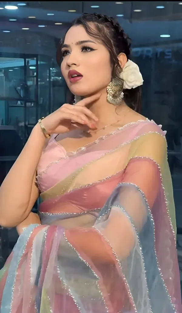 Multicolor_Light_Rainbow_Tabby_Silk_Saree_With_Zarkhan_Work