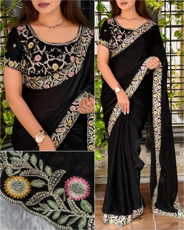 Fandy_Satin_Saree_With_Intricate_Zari_And_Swarovski_Handwork_Black