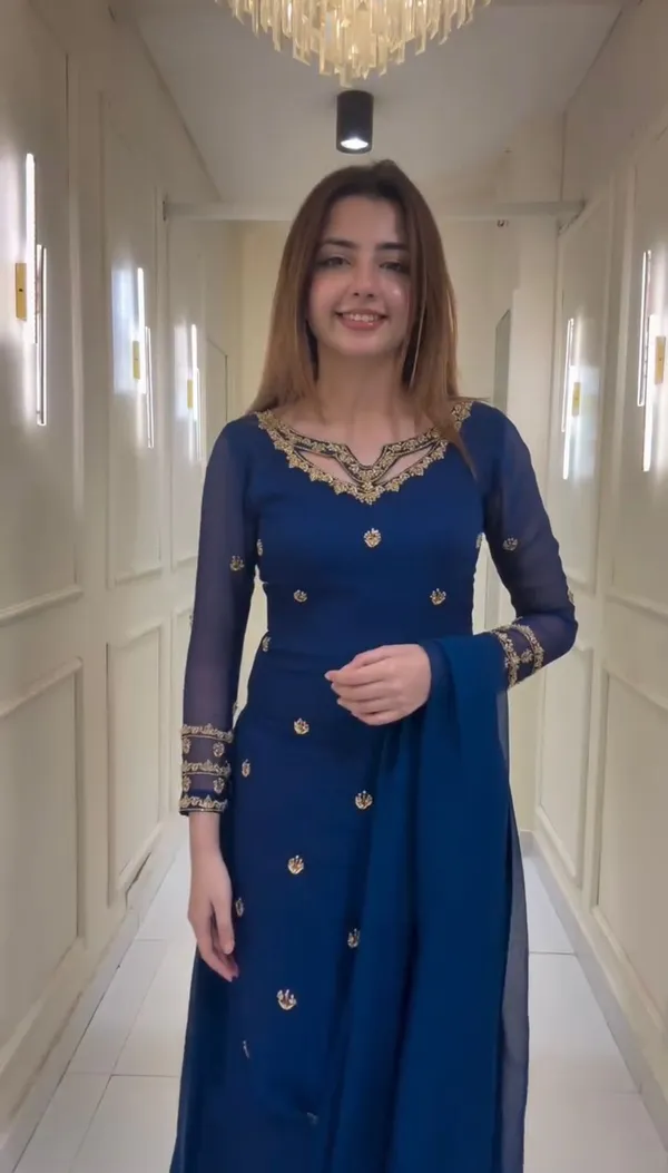 New_Superhit_Trending_Festive_Collection_Kurti_Plazzo_Dupatta_Set_With_Embroidery_Work_On_Faux_Georgette_Fabric
