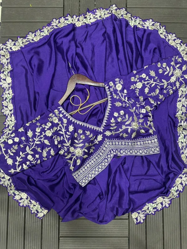 New_Super_Trending_For_Bestie_Party_Lehenga_Choli_And_Reday_Made_Blouse