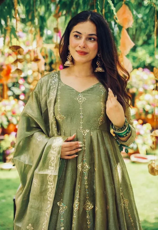 Rose_Crunchy_Silk_Anarkali_Gown_With_Sharara_Set_With_Heavy_Zari_Embroidery_Mehandi