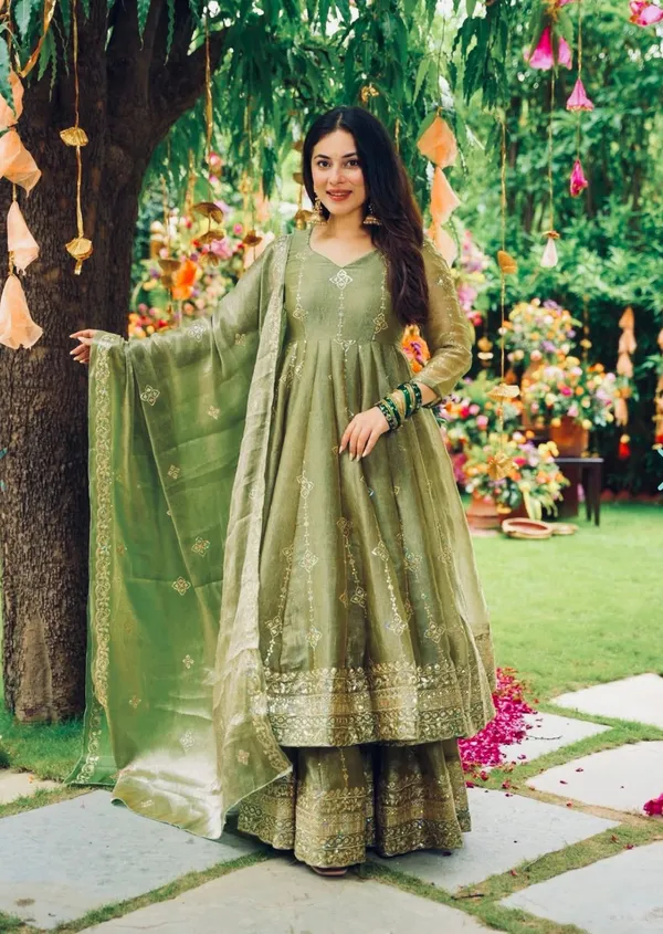 Rose_Crunchy_Silk_Anarkali_Gown_With_Sharara_Set_With_Heavy_Zari_Embroidery_Mehandi