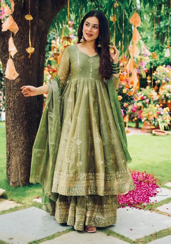 Rose_Crunchy_Silk_Anarkali_Gown_With_Sharara_Set_With_Heavy_Zari_Embroidery_Mehandi