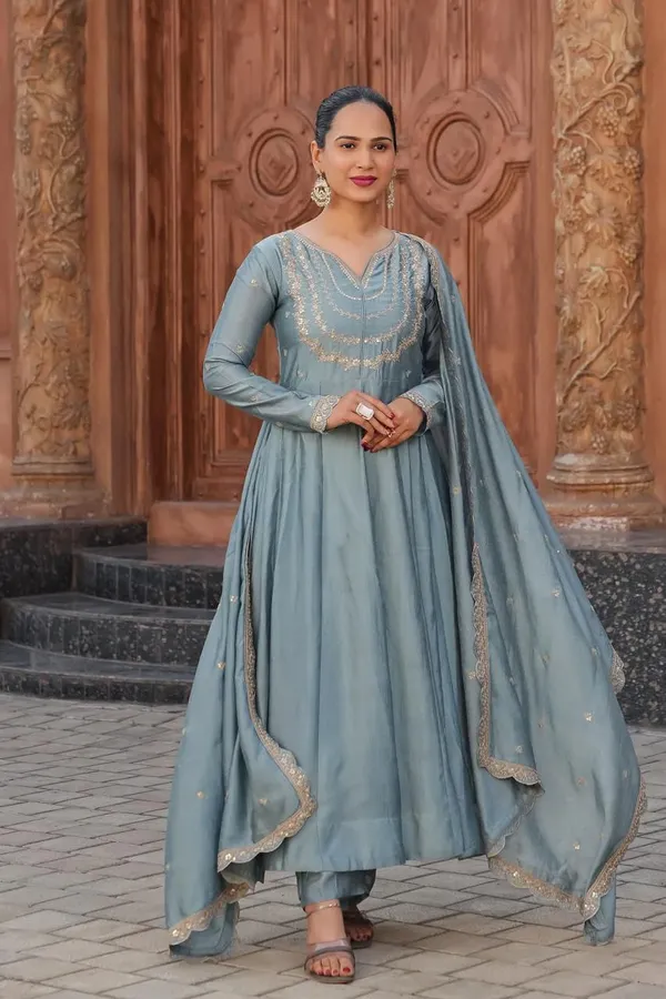 Luxury_Silk_Embroidered_Anarkali_Suit_With_Dupatta_Set_Sky_Blue