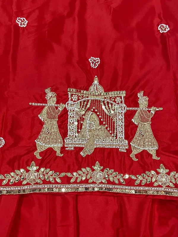 Natural_Crepe_Silk_Flared_Top_Lehenga_Set_With_Heavy_Sequence_Embroidery_Red