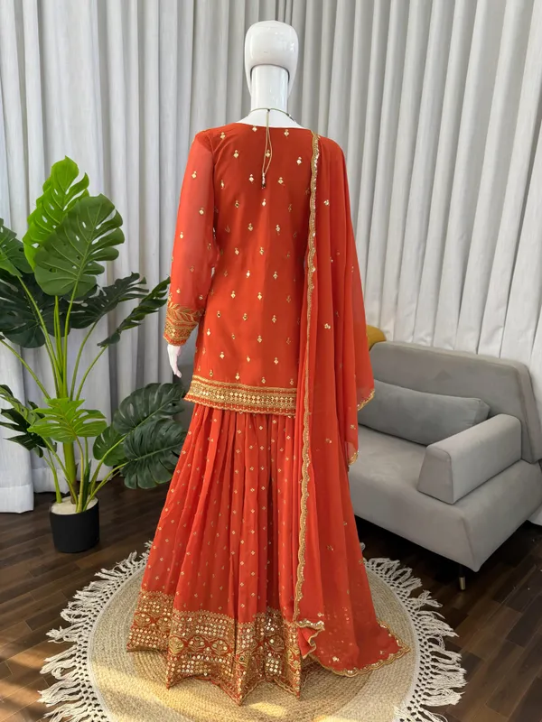 Designer_Sharara_Set_Crafted_In_Classy_Tones_With_Premium_Fabric_Detailing_Other_Size_Deatails_Are_In_Description