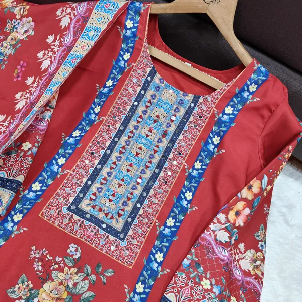 Elegant_Floral_Muslin_Suit_Set_Is_Ready_For_Occasions_Red