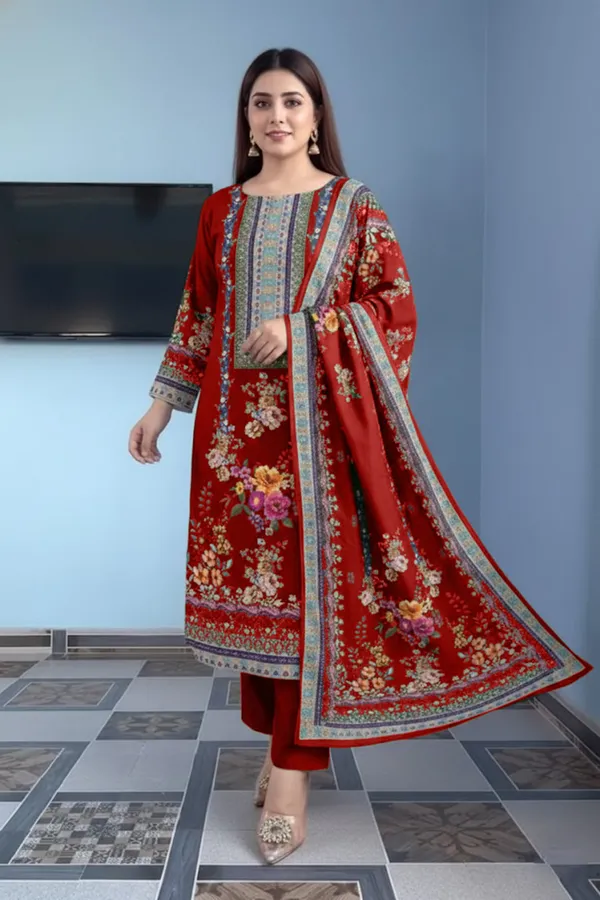 Elegant_Floral_Muslin_Suit_Set_Is_Ready_For_Occasions_Red