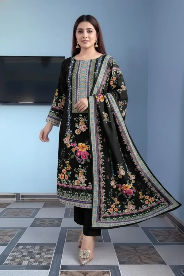 Elegant_Floral_Muslin_Suit_Set_Is_Ready_For_Occasions_Black