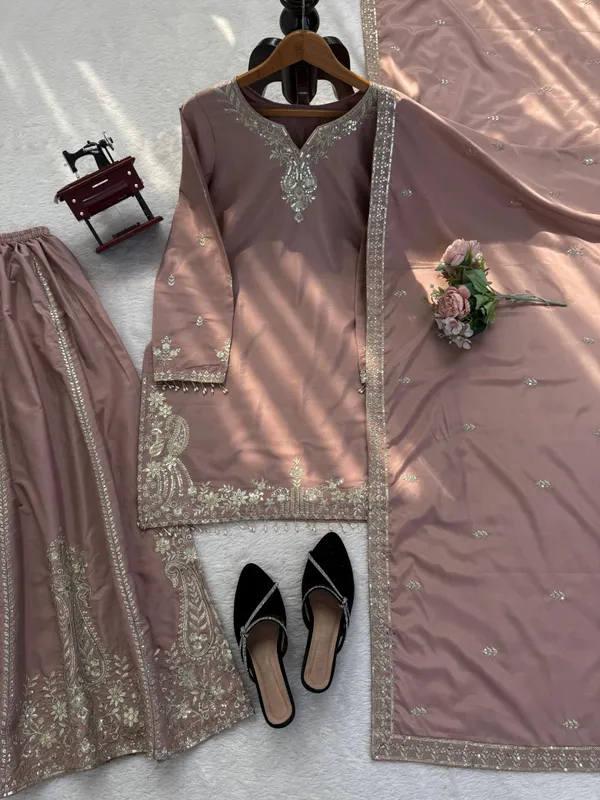 Heavy_Natural_Crepe_Silk_3_Piece_Readymade_Sharara_Top_Set_Blush_Pink