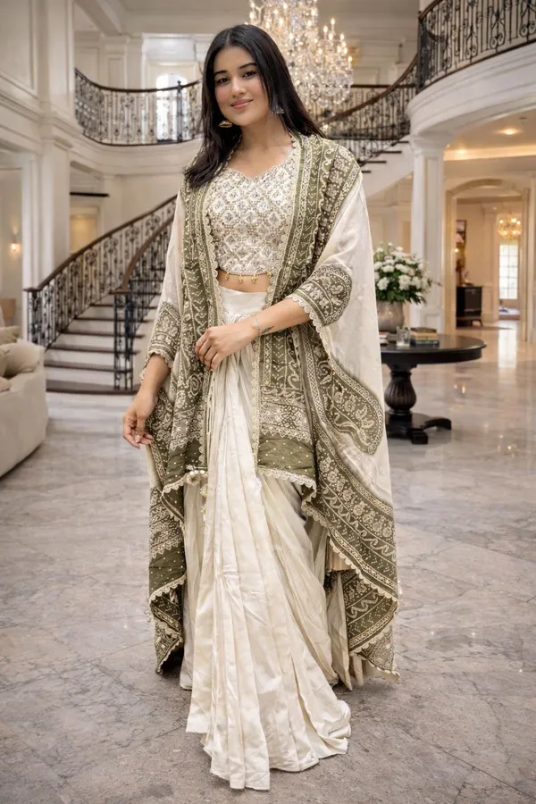 Get_Festive_Ready_In_Our_New_Indo_Western_3_Piece_Set_With_Embroidery_With_Real_Mirror_Work_In_Detailing