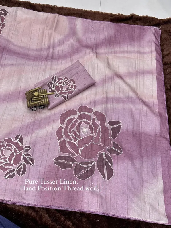 Linen_Cotton_Coorg_Saree_With_Kantha_Hand_Position_Work_Dusty_Pink