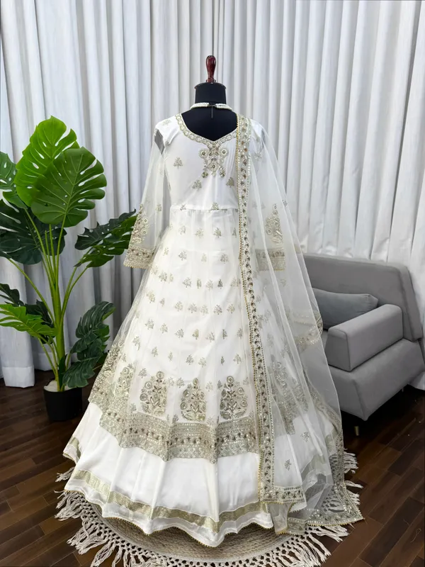 Designer_Gown_With_Lehngha_Set_Crafted_In_Classy_Tones_With_Premium_Fabric_Detailing