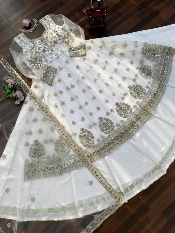 Designer_Gown_With_Lehngha_Set_Crafted_In_Classy_Tones_With_Premium_Fabric_Detailing