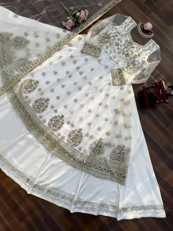 Designer_Gown_With_Lehngha_Set_Crafted_In_Classy_Tones_With_Premium_Fabric_Detailing