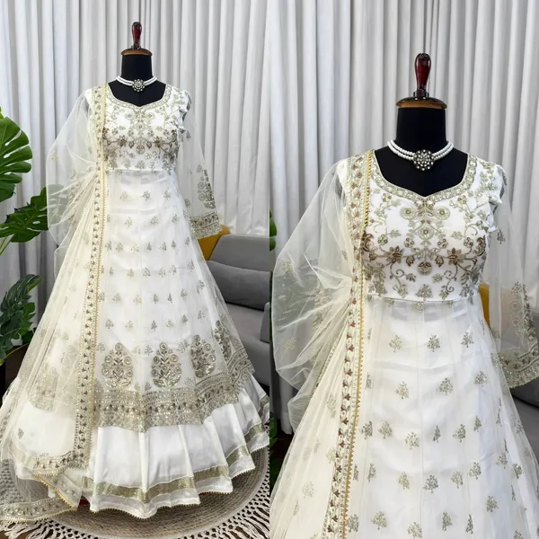 Designer_Gown_With_Lehngha_Set_Crafted_In_Classy_Tones_With_Premium_Fabric_Detailing